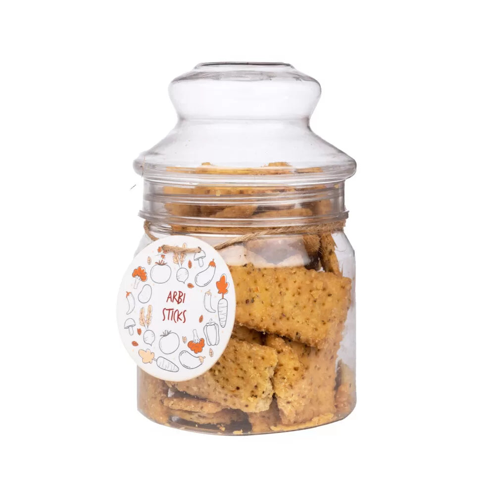 Arbi Sticks – Amazing Healthiest Taro Root Snacks 200 g Doom Jar- Chocovic