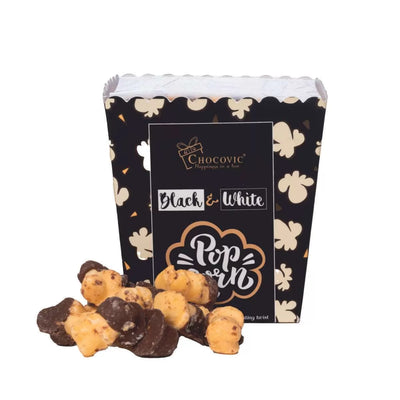 black &#038; white popcorn