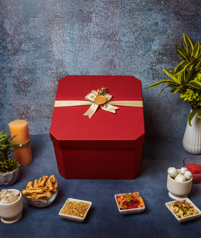 Red Octagon Box