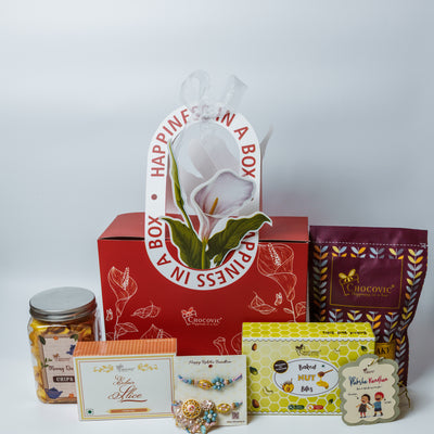 HAPPINESS IN A BOX RAKHI HAMPER