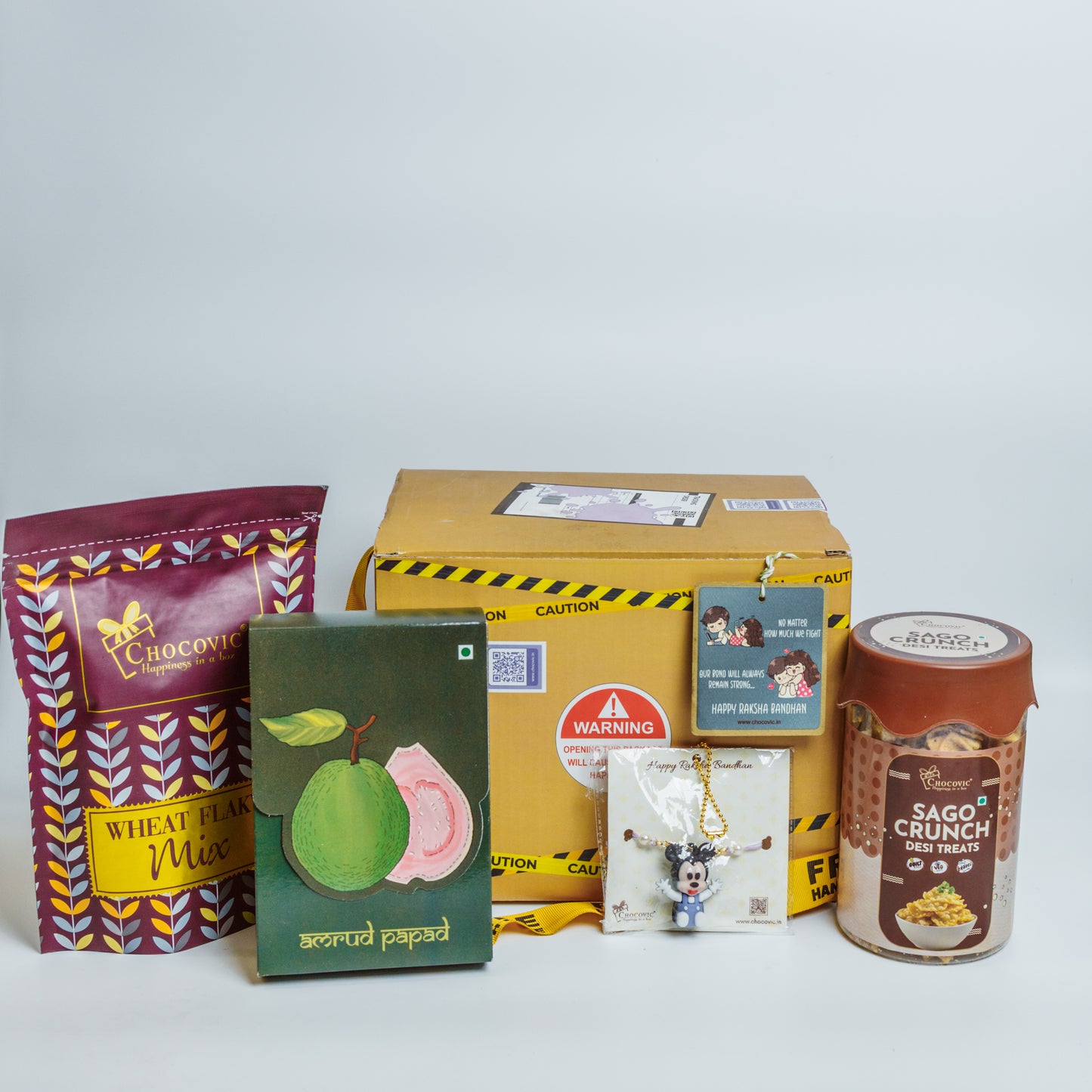 RAKHI HAMPER CAUTION BOX