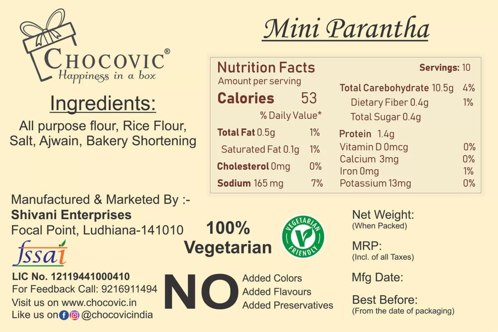 Mini Parantha_1800