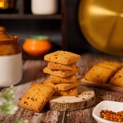 chilli garlic cookies