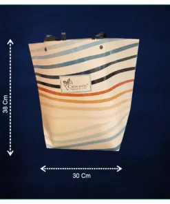 Striper Paper Handbag