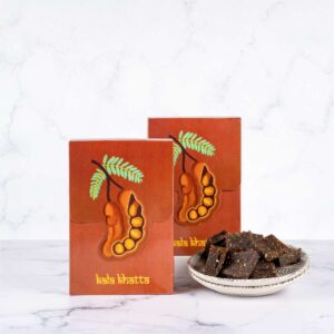 Kala Khatta - Tamarind Mango Fruit bar Snack 200g Box - Chocovic